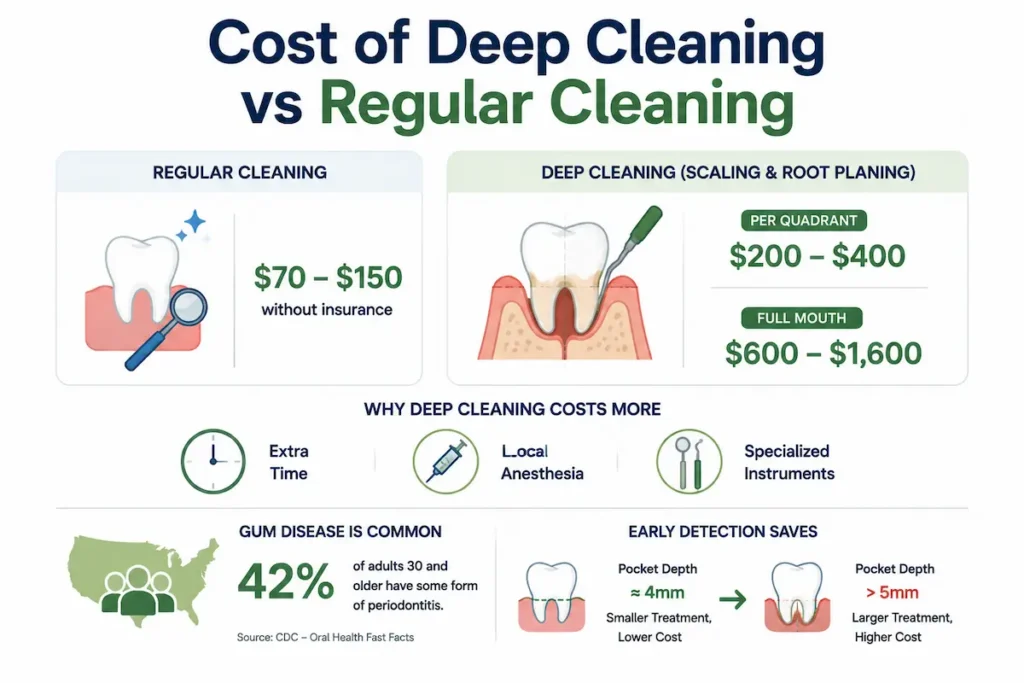 Cost of Deep Cleaning vs Regular Cleaning