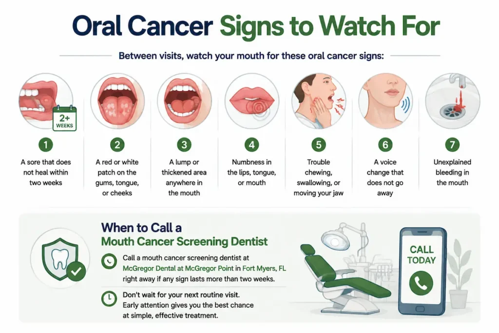 Oral Cancer Signs to Watch For