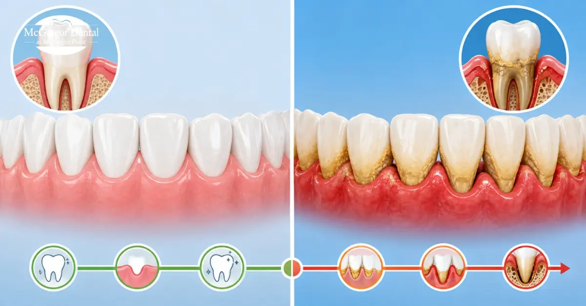 Gingivitis vs Periodontitis - Understanding the Stages of Gum Disease 2026